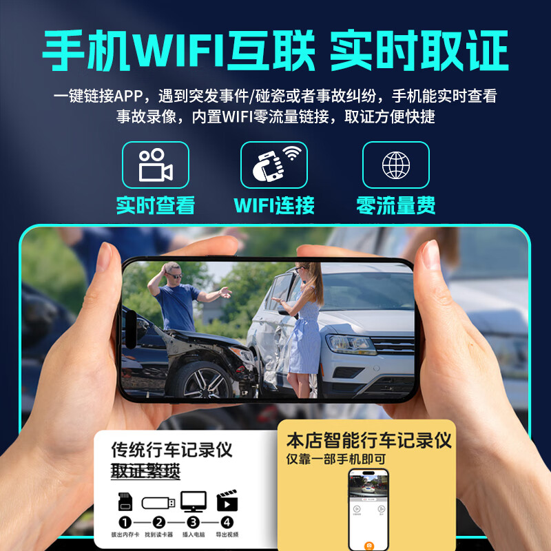 Runhua Year 2026 Geely New Emgrand fifth generation driving recorder special original factory 4th generation commemorative model without wiring 25 2026 model 5th generation 1.5T DCT flagship 4K ultra-clear single recording 2160P+64G card