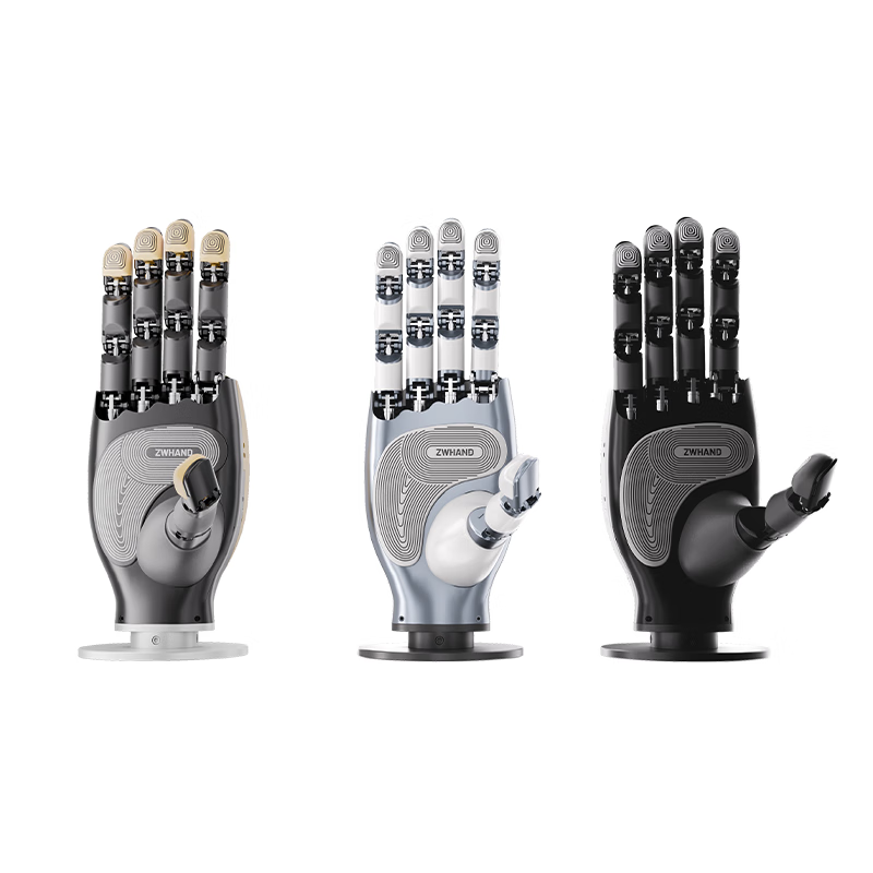 ZWHAND bionic five-finger dexterous hand fully direct-drive manipulator robot grasping industrial automation assembly sorting scientific research robot intelligent grasping bionic hand robot arm end DM17 silver (without tactile sense)