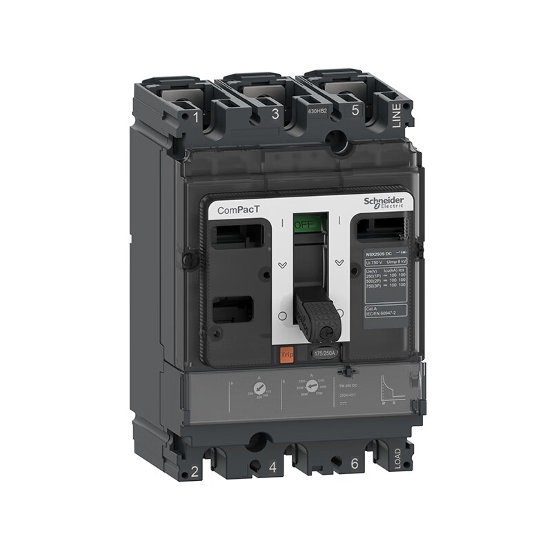 Schneider DC circuit breaker NSX160F TM160DC 3P photovoltaic switch 400A C10F2TM100 NSX400F DC 3P3D 400A TM11