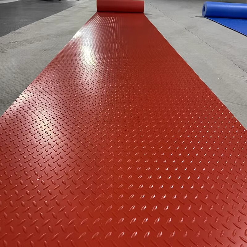 Beef tendon non-slip mat, PVC floor mat, door mat, walkway, kitchen waterproof carpet, factory thickened insulating rubber sheet floor glue, red herringbone, 1.5mm thick, all are taken in several pieces and sent a few meters, and the whole sheet is sent, for example, 5 meters per