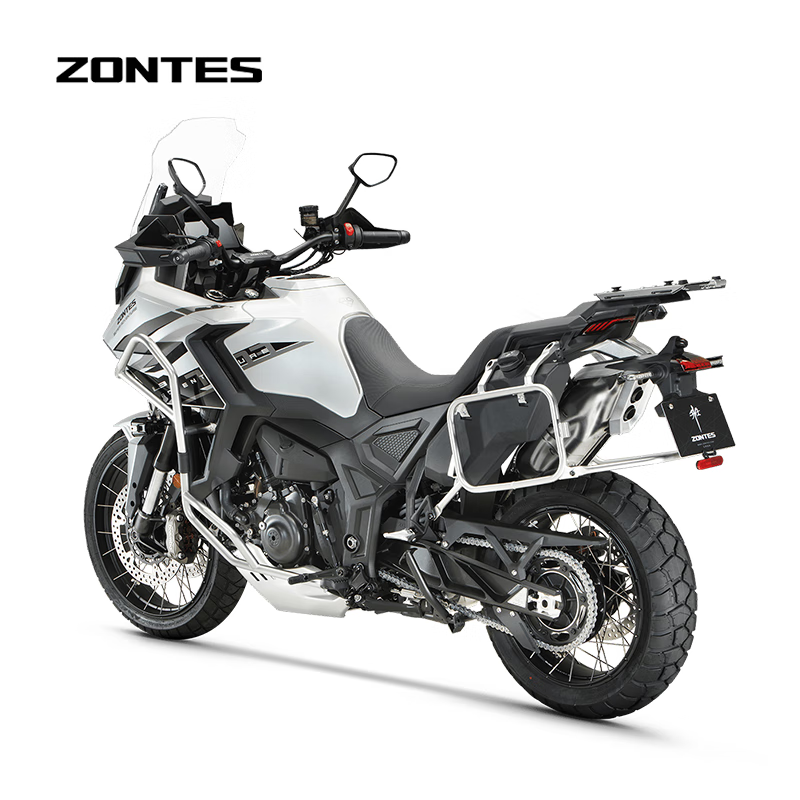 ZONTES 2026 new model 703F 19-inch Brembo caliper three-cylinder water-cooled 699cc ADV motorcycle bright silver (high version)