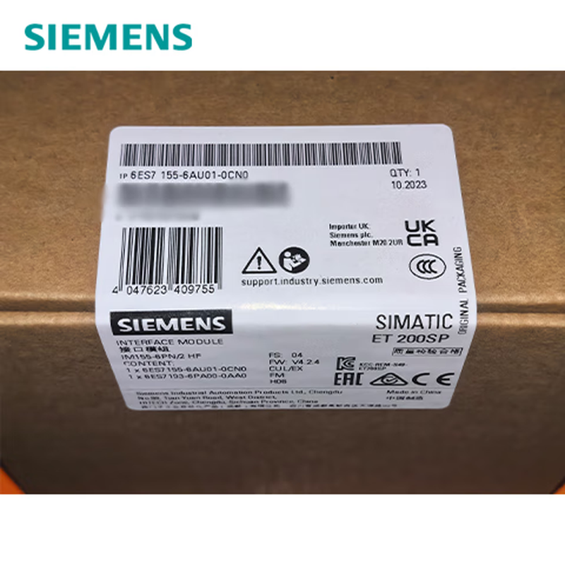 Siemens ET 200SP interface module 6ES7155-6AU01-0CN0,IM155-6PN/2 HF