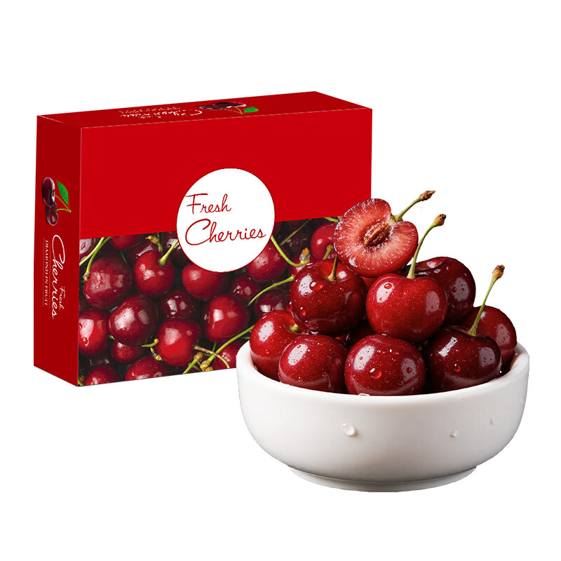Jingdida Chilean cherries, net weight 5kg, 3J grade imported cherries, Jingdong self-operated fresh fruit, direct from source, free shipping