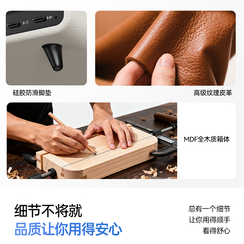 Philips (PHILIPS) TAS6500 Classic Black High Quality Retro Bluetooth Speaker Living Room Desktop Audio Home Ornaments Portable Computer Audio Male and Female Birthday Gift National Subsidy