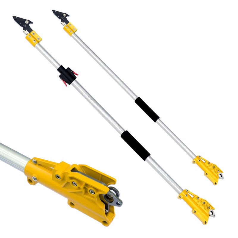 Xiangrong 28 cm open mouth electric telescopic pruning pole electric high branch pruning pole telescopic extension fruit tree garden tool G112-D28 one section with a total length of 1 meter and is not retractable