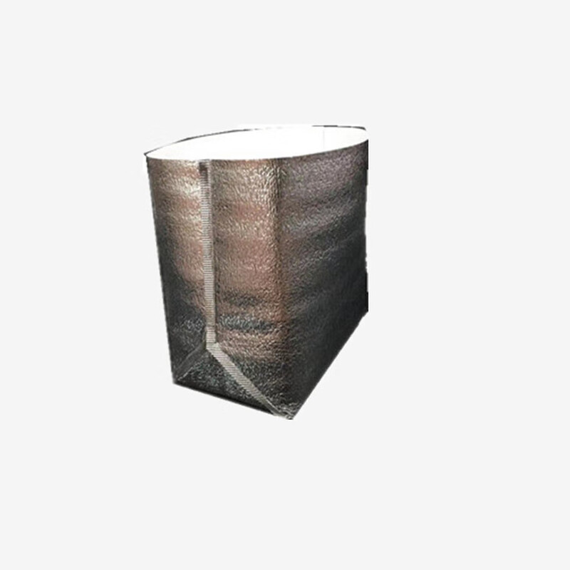 JPHZNB aluminum foil insulation bag thickened three-dimensional disposable fresh-keeping bag aluminum film takeout express special packaging hairy crab cake 57*36*49 extra large size 10 pieces