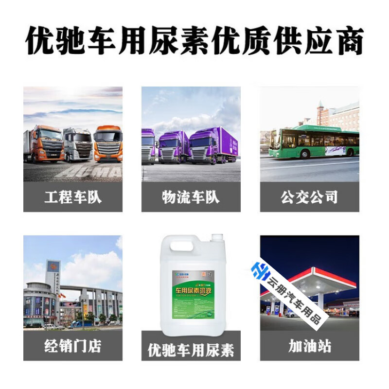 Vehicle urea solution diesel vehicle country 5 and country 6 passenger and truck exhaust treatment liquid purification 10kg 20kg urea water 10kg in 6 barrels