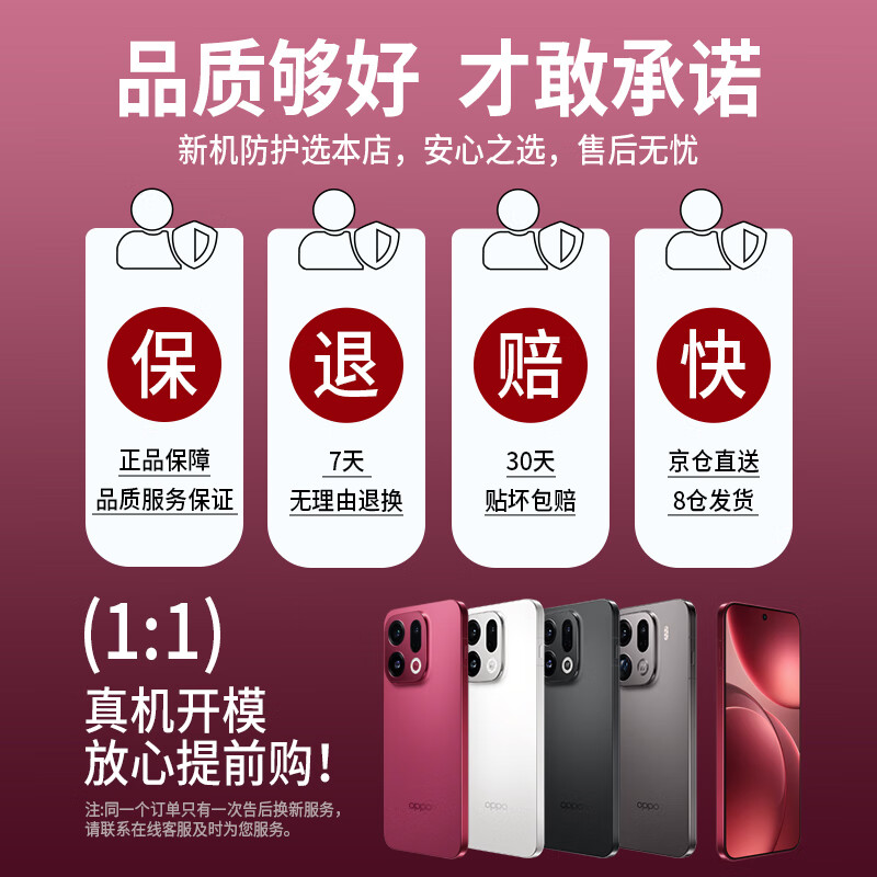 Aolang one-cover second film suitable for OPPOfindx9Pro lens film OPPOfindx9Pro rear camera protective film anti-fall high-definition anti-reflective mobile phone film