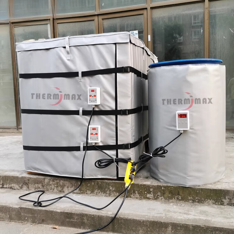 OLOEY source manufacturer IBC ton barrel heating insulation blanket industrial electric blanket easy to disassemble safe and energy-saving factory price gray