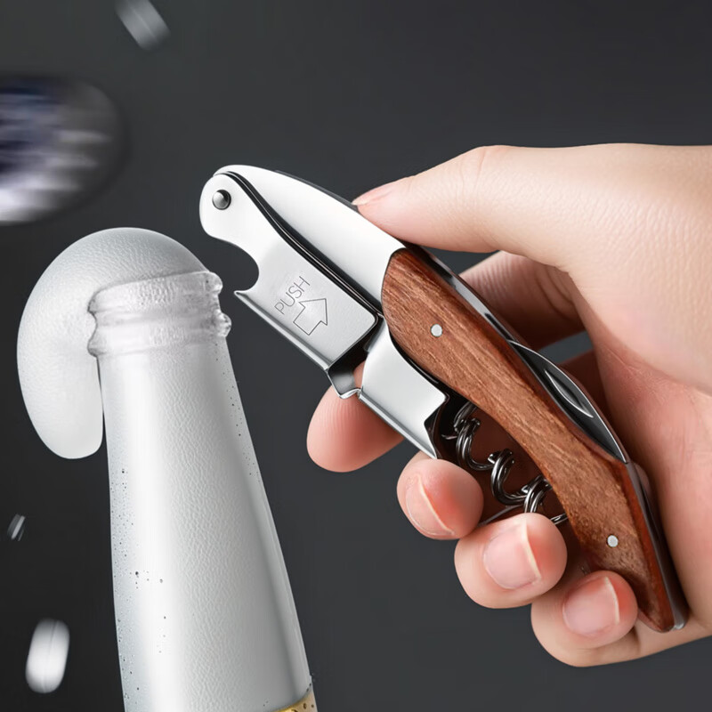 CLITON red wine bottle opener stainless steel hippocampus knife waiter manual wine opener foldable wine knife beer bottle opener