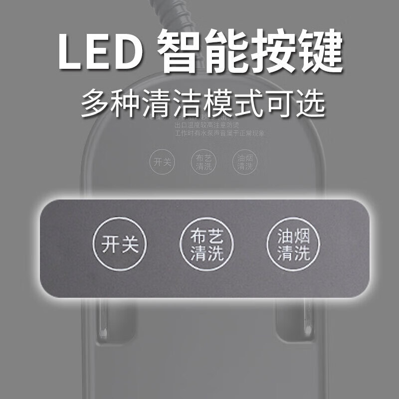 Beautiful You New Recommendation High Temperature and High Pressure Steam Cleaner Air Conditioning Kitchen Range Hood Degreasing Whole House Cleaning Housekeeping Cleaning Artifact Large Model Deep Space Gray (Luxury Model)