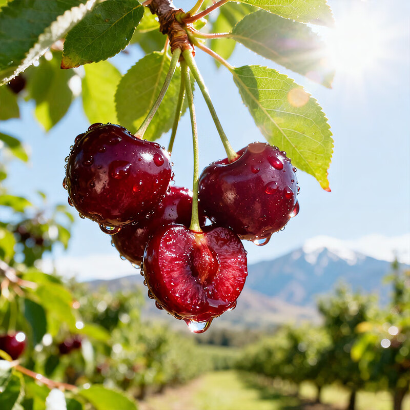 Jingxiansheng imported Chilean cherry Big Mac 3J grade 450g, fruit diameter about 30-32mm, fresh fruit