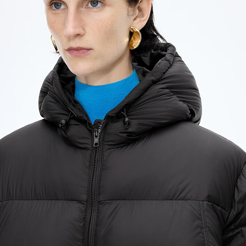 JNBY/Jiangnan Buyi Shopping Mall Same Style 25 Winter New Down Jacket Loose A-type Short Long Sleeve 5PAC13360