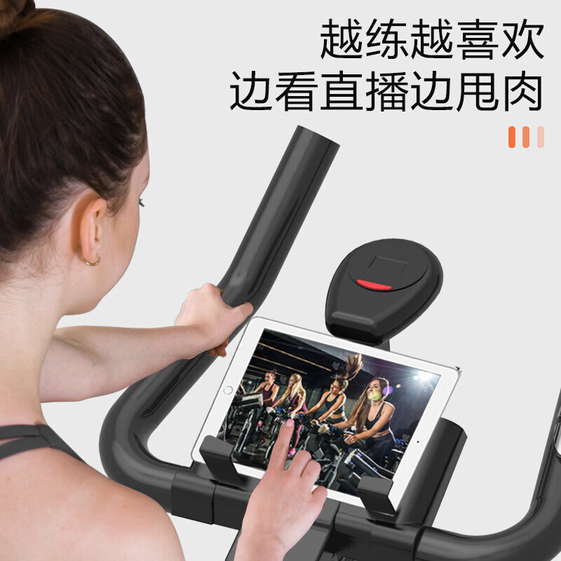 Konais dynamic bicycle home fitness equipment ultra-quiet weight loss special riding platform aerobic exercise black home version