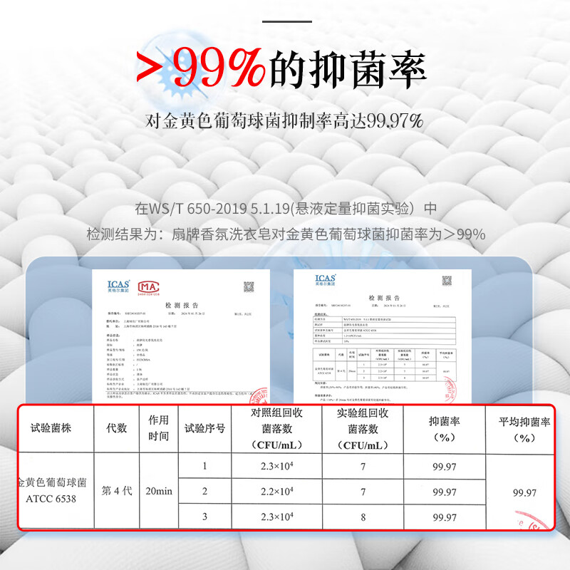 Fan brand sunshine fragrance laundry soap 150g*5 pieces clean and sterilizing coconut oil transparent soap family phosphate-free Jingdong supermarket