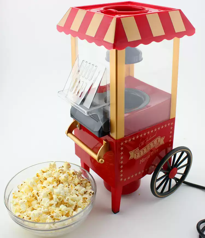 RSRDDY retro cart classical horse model mini popcorn machine household popcorn machine Noyang PM2800 default