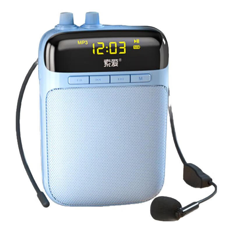 Sony Ericsson (soaiy) S318 Little Bee loudspeaker for teachers special anti-howling Bluetooth speaker audio TF card built-in 300 recording speaker microphone outdoor portable tour guide shopping guide teaching