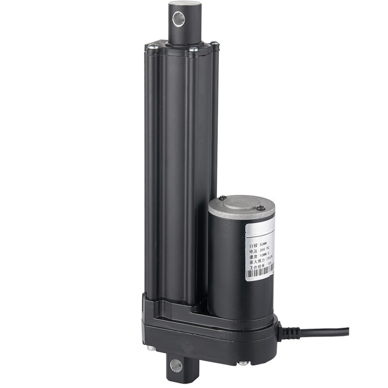 Shantou Lincun electric push rod high thrust telescopic automatic lifter industrial high thrust miniature linear motor cylinder 400 stroke 100mm any stroke can be done 5mm/s 350kg 24V 80W