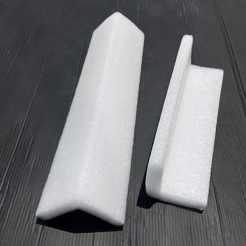 Foam L-shaped edge protection U-shaped anti-collision strip corner white pearl cotton epe profile customization 400*80*80-20mm 100 pcs 1 pack