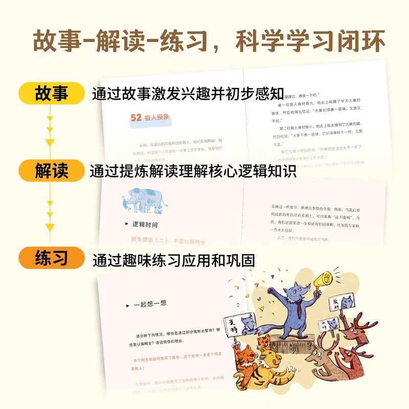 Children who understand logic (3 volumes in total) master logical thinking, learn to analyze calmly, and think independently