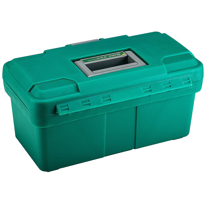Shida multi-functional thickened plastic tool box high-strength PP material storage box portable storage box electrician repair 95162 plastic tool box 16 inches