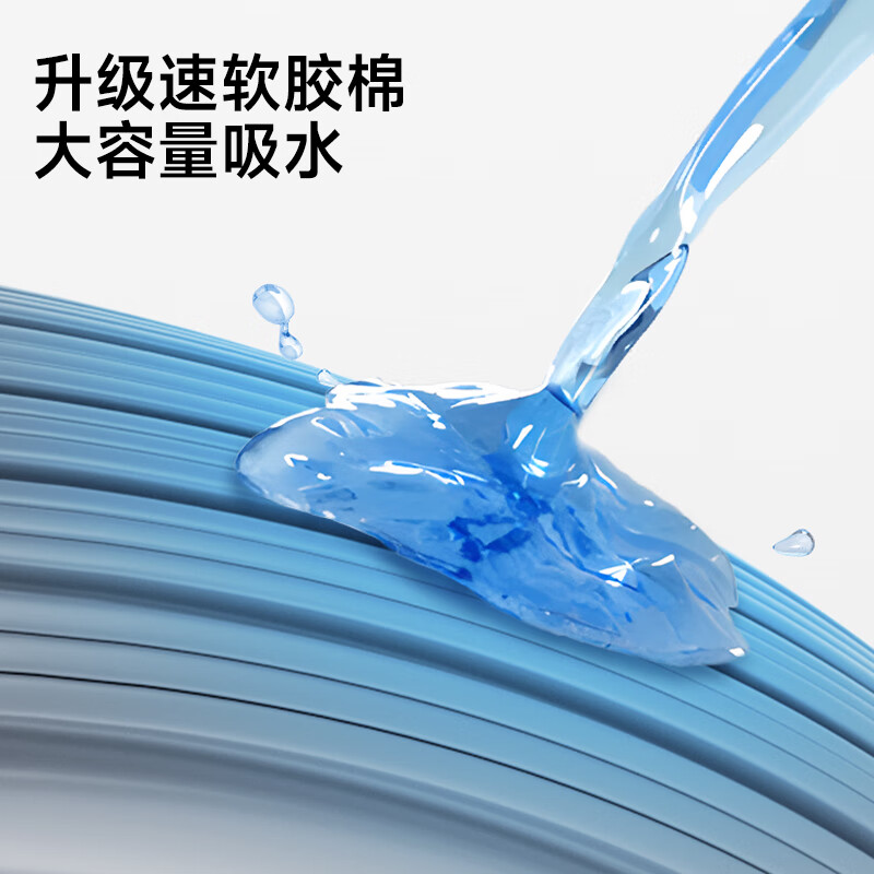 Mayflower collodion mop 27cm1 cotton head roller type hand-washable collodion mop absorbent sponge household mopping mop