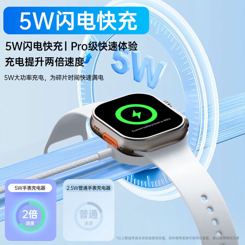 Baking apple watch charger magnetic base iwatch charging cable suitable for original apple watch s11/10/s9/8/7/6/5/4/3/2SE/Ultra3