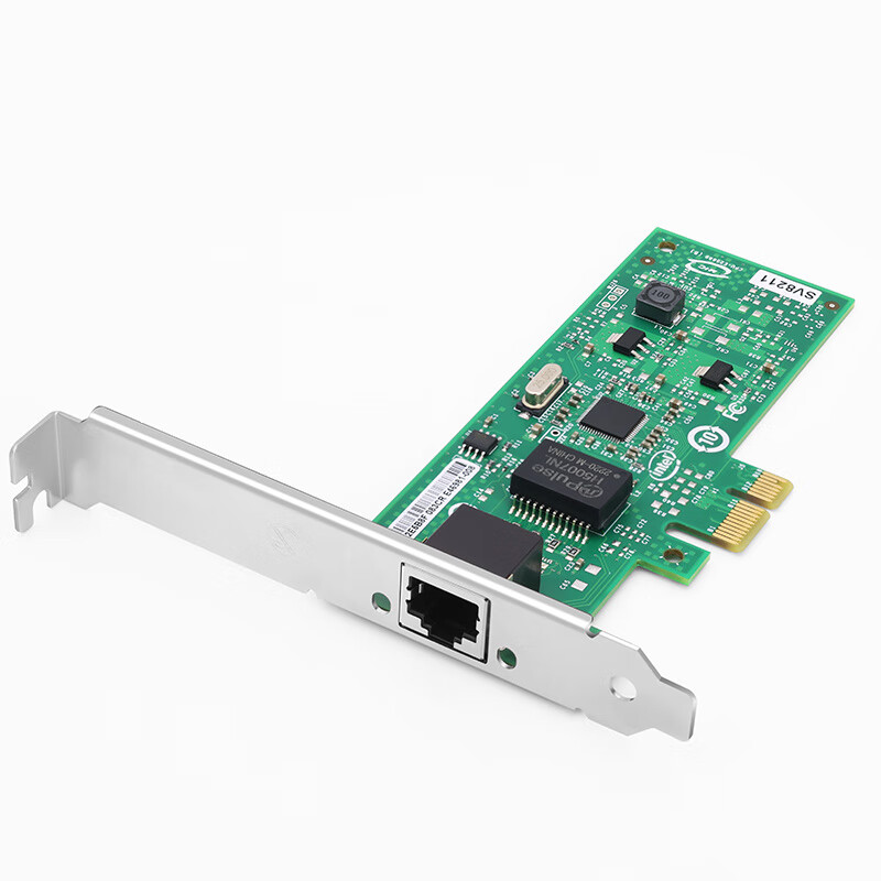 Intel82574 chip Gigabit single-port network card 9301CT desktop computer network card pcieX1 Black Group Hui driver-free 82574