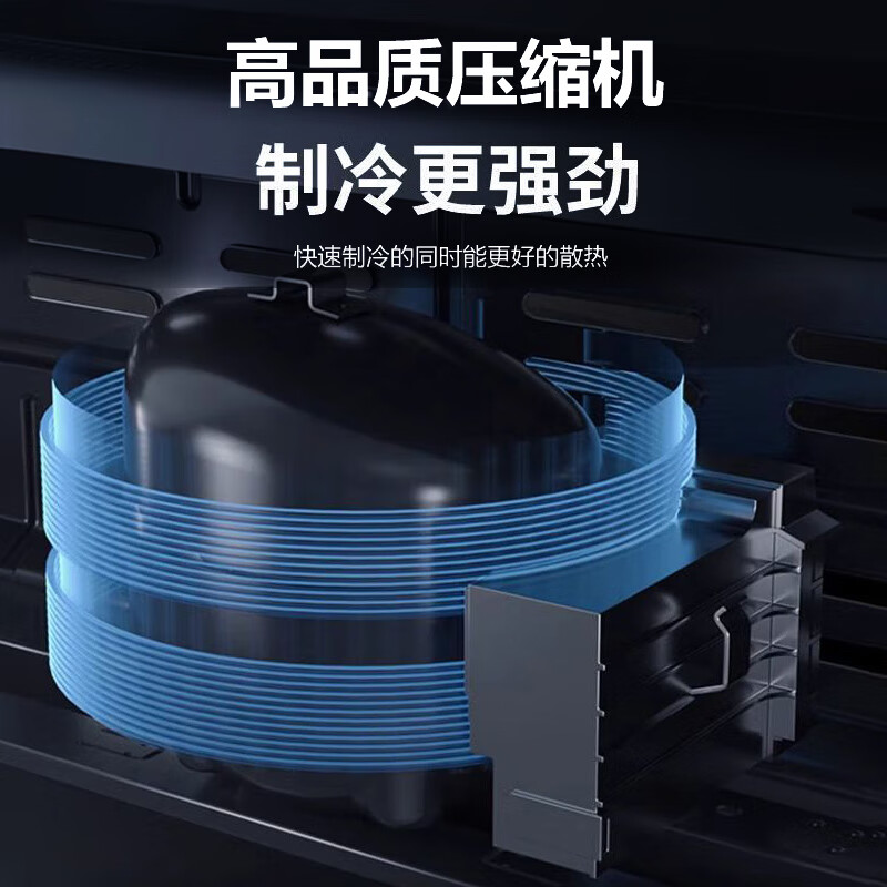 AUX 498L Freezer Commercial Large Capacity -18 Single Temperature Conversion Cabinet Horizontal Single Temperature Full Refrigerated Fresh Refrigerator Large Freezer Commercial Full Freezer BD/BC-498A1288D