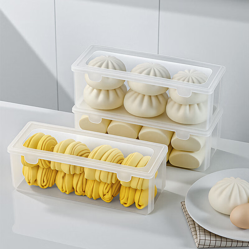 Home KATEI STORY Japan imported steamed bun storage box steamed bun frozen storage box large capacity refrigerator dumpling food grade crisper