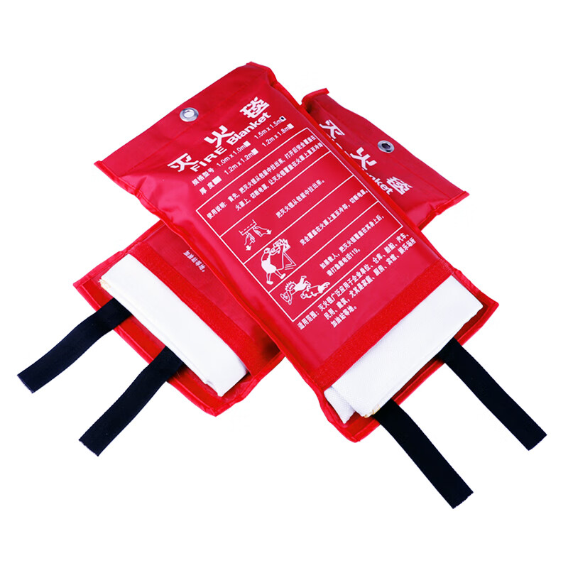 Fire blanket for kitchen special fire protection certified household 1.5m 2m commercial silicone fire blanket flame retardant new national standard thickened 1.5m*1.5m (bag)