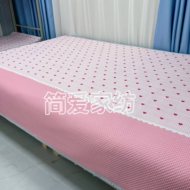 RSRDDY four-season multi-functional kang cover three-layer quilted tatami bed cover double sheet rural kang mat double-sided bedding Xiaoxiong classmates 240*220 used for tatami or kang within 2.4 meters