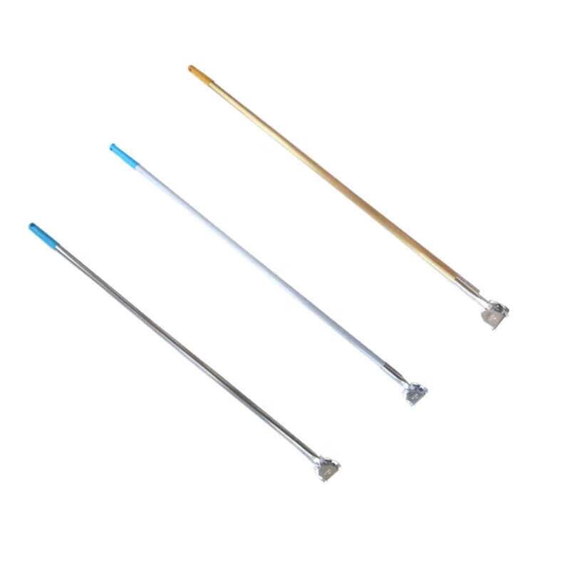 Suitable for dust pusher single pole mop pole universal replacement flat mop accessories complete floor mop stainless steel g1D thickened_stainless steel pole (no clip)_120