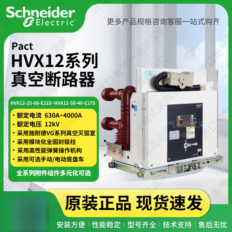 Schneider vacuum circuit breaker HVX12-25/31-06/12/16FE210 630/1250/1600A HVX12-25-16_1600A fixed F210