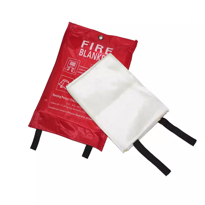 Asbestos quilt fire blanket 1.5*1.5 meters Asbestos blanket Emergency blanket Fire blanket Lifesaving blanket Glass fiber blanket 1.2M*1.2M bag (report type)
