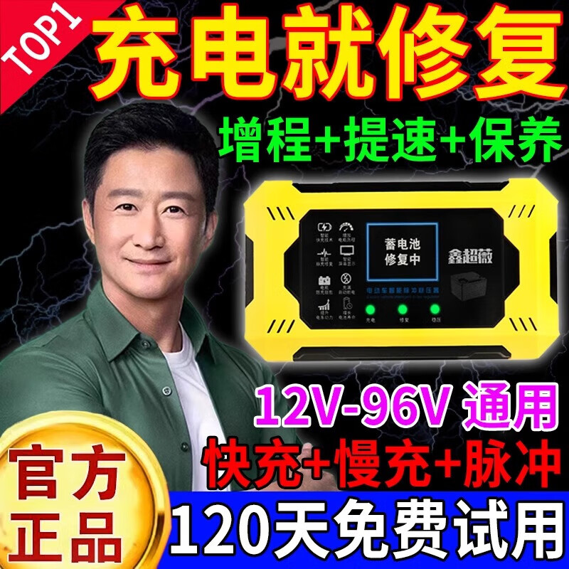 2025 new electric vehicle battery repairer, universal intelligent pulse repair for lead-acid lithium batteries, automatic power off, top model repairer, universal lead-acid lithium battery