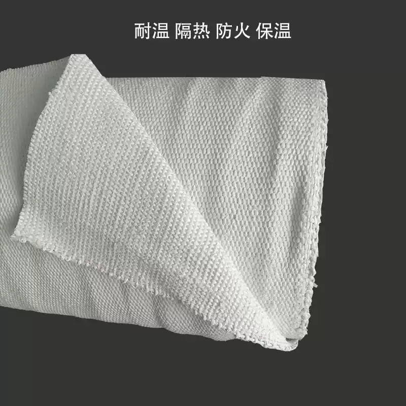 High-density high-temperature resistant asbestos cloth fire-proof asbestos fire-extinguishing blanket fire-blocking cloth welded flame-retardant cloth exhaust pipe insulation cloth high-density 1mm thick full roll 50kg 50 meters