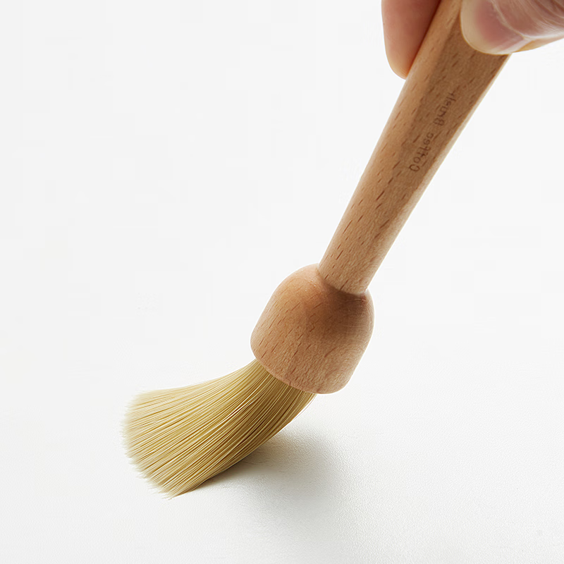 Hero cleaning brush wooden coffee powder cleaning brush solid wood handle coffee machine hand grinder cleaning brush