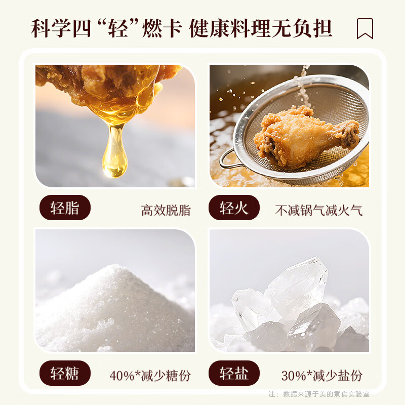 Midea star's same style Xunwei Pro3.0 desktop micro-steaming, roasting, frying and stewing all-in-one machine microwave oven electric oven steam oven 32L upper grill and lower steamer G32