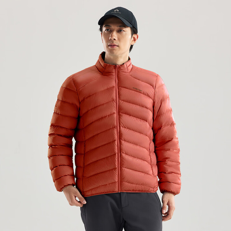 Pathfinder Snow Fox Goose Down Jacket Men's Winter 800 Puff Lightweight Rib Down Jacket Men's Warm Liner Mountaineering Jacket Top