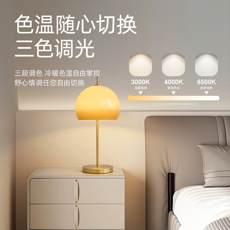 FSL Foshan Lighting high color rendering LED bulb 9W corn bulb E27 screw candle bubble crystal energy-saving bulb warm white light 4000K