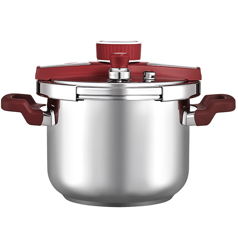 Tianxi explosion-proof pressure cooker 6L household 304 stainless steel pressure cooker one-hand opening and closing induction cooker universal / suitable for 3-5 people