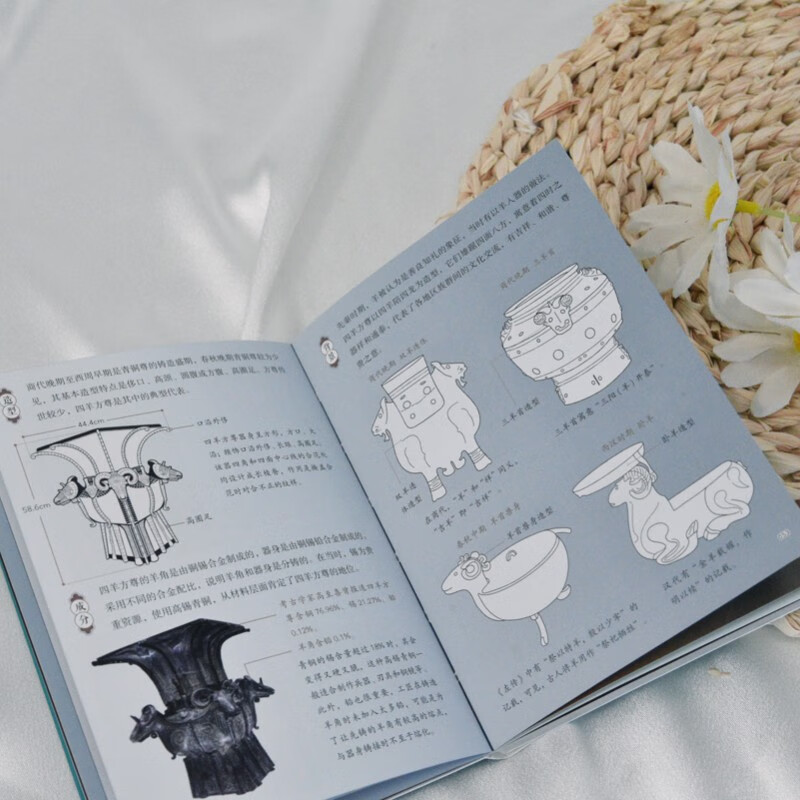 Oriental Aesthetics Pocket Book Chinese Bronze The Beauty of Bronze Chinese Bronze History National Treasure Cultural Relics Interpretation of Bronze Popular Science Pattern Modeling Art in the Palm Popularization of Traditional Culture Chinese National Treasure Complete Book