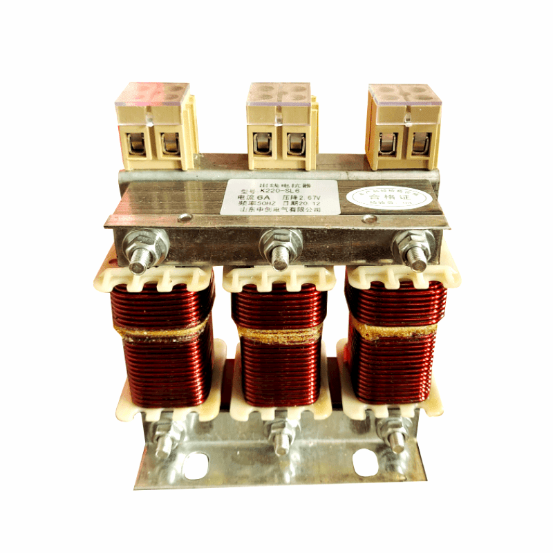 Three-phase series reactor, inverter special output current-limiting copper AC and DC 55 37KW filter input capacitor 3.7KW12A input (incoming line) reactor_copper