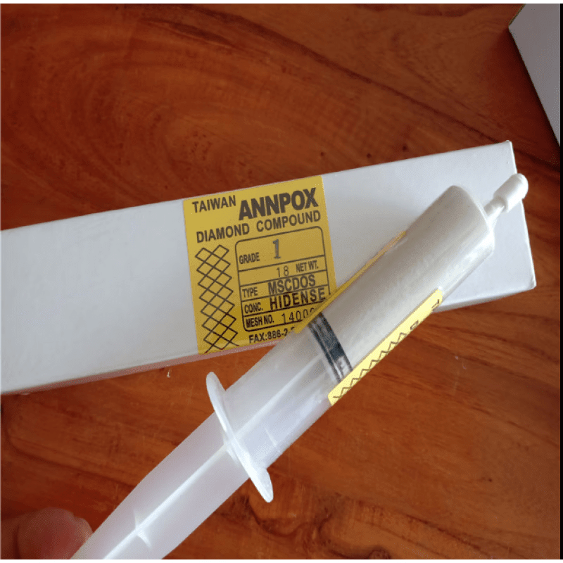 CLCEY ANNPOX abrasive paste polishing paste diamond paste 18g mold high polished diamond ultra-fine 200,000 0.125-200000#/18g single crystal