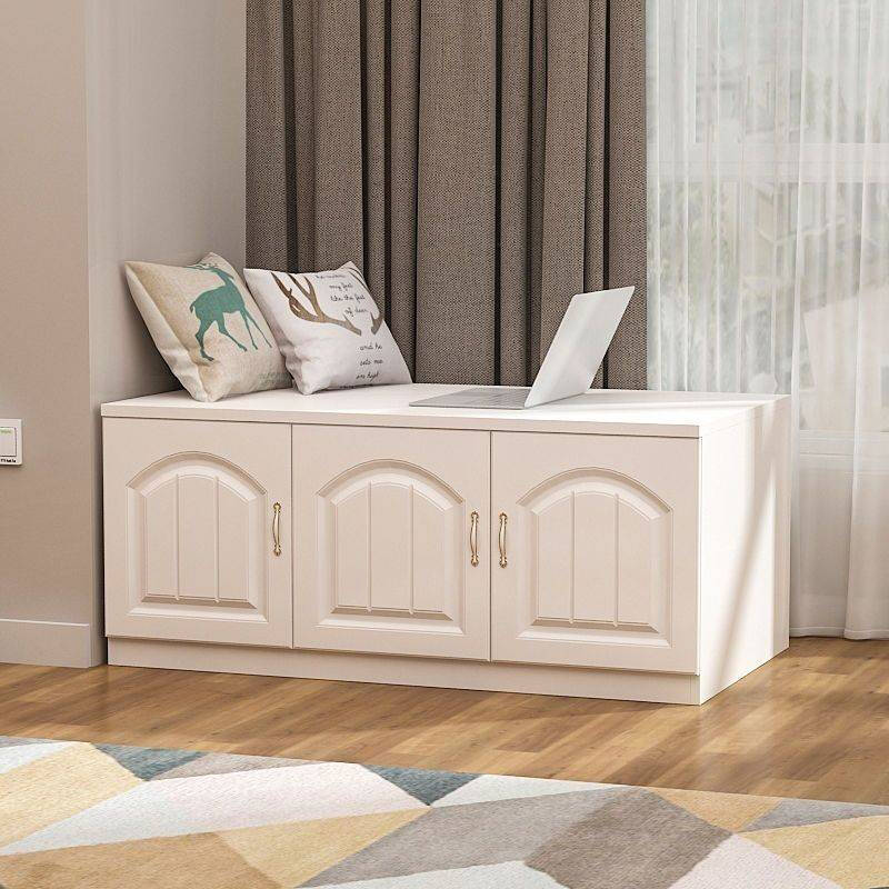 Xiaomi Pearl solid wood bay window cabinet with storage cabinet, floor-standing low cabinet combination, custom-made balcony cabinet, bedroom tatami window cabinet, two-door model, length 60 depth, 40 height, 40cm, solid wood board, home delivery, installation included, ready for delivery