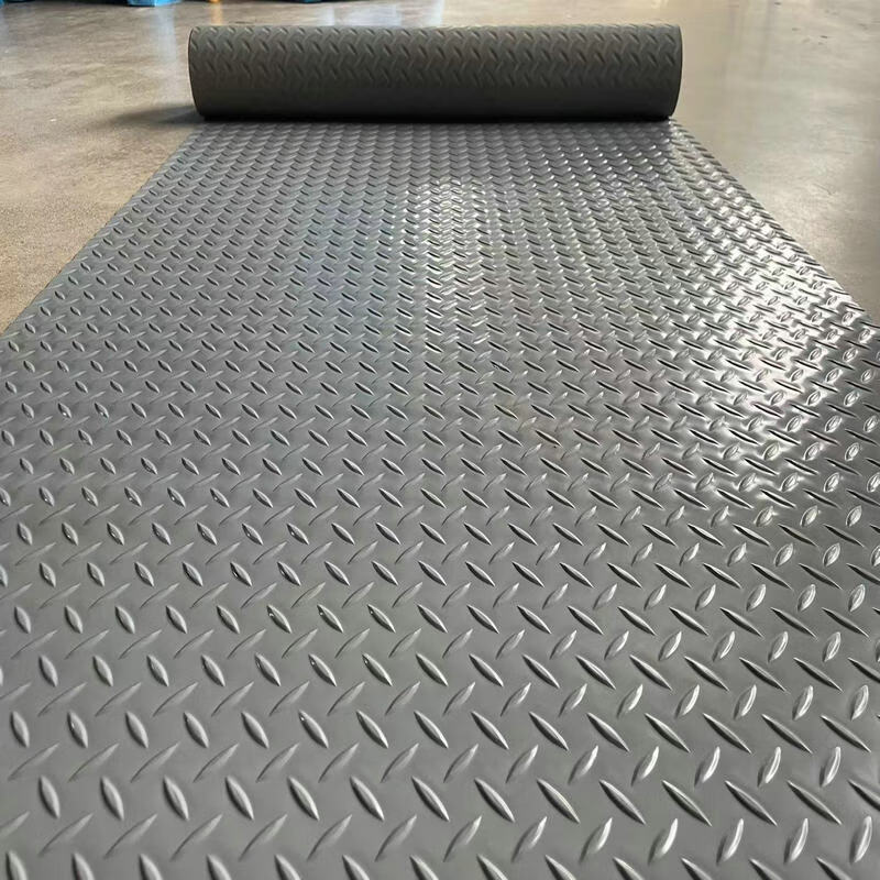 Beef tendon 2mm thick non-slip mat plastic waterproof rubber door mat corridor stair kitchen workshop floor rubber floor mat (beef tendon 2.0) red herringbone 1.6 meters wide 3 meters long