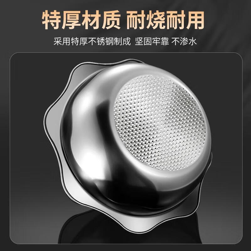 HKNA stainless steel hot pot basin thickened clear soup pot household induction cooker special large capacity commercial restaurant hot pot pot upgraded 36cm clear soup pot 36cm