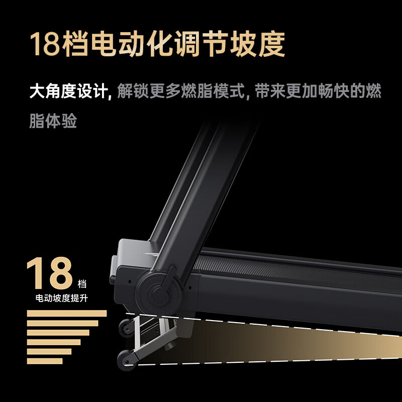 Adidas Treadmill Fully Folding Home Indoor Silent Shock Absorbing Walking Machine Men's and Women's Climbing Gym Equipment T300