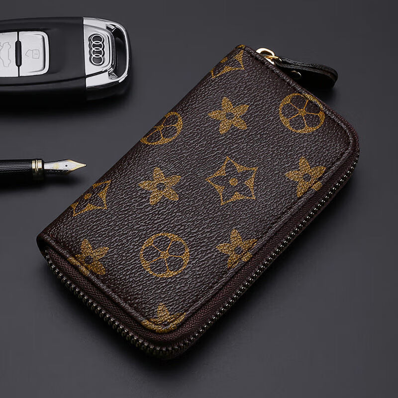 Ye Yu Key Bag Men's and Women's Key Bag Universal Car Large Capacity Multi-Function Key Chain Storage Bag Simple and Compact Home Use Short-haired Girls